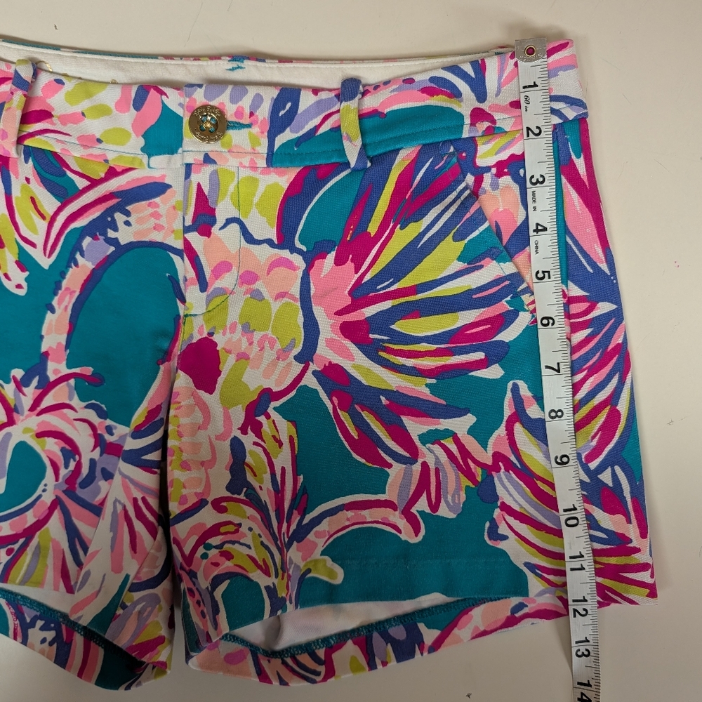 Lilly Pulitzer Callahan Short Knit Agate Green Safari Sighted - Picture 11 of 14